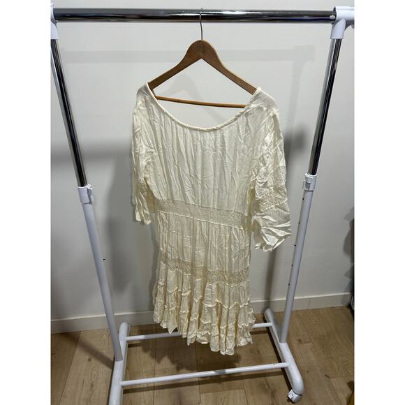 $128 Free People Dream Cloud Dress Ivory Size Medium - Picture 4 of 4